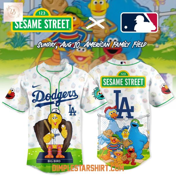 Los Angeles Dodgers x Sesame Street 2025 Baseball Jersey