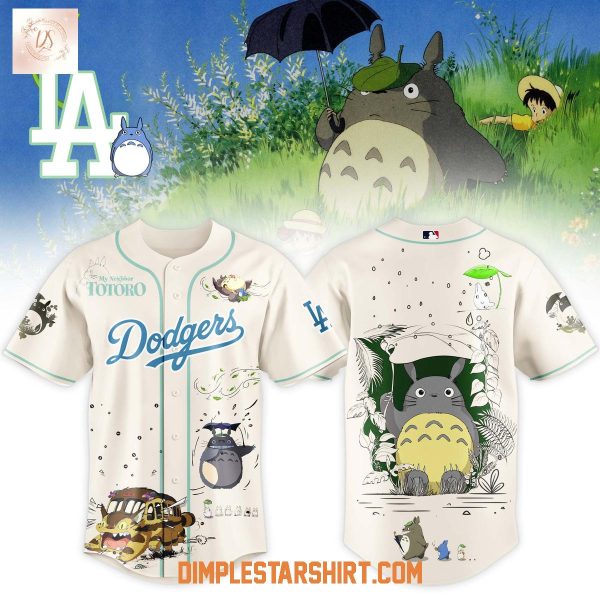 Los Angeles Dodgers x Studio Ghibli 2025 Baseball Jersey