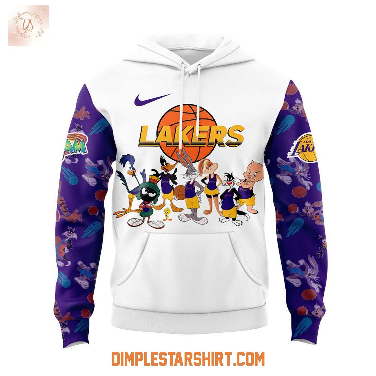 Los Angeles Lakers x Space Jam 2025 Hoodie Shirt Los Angeles Lakers x Space Jam 2025 Hoodie Shirt