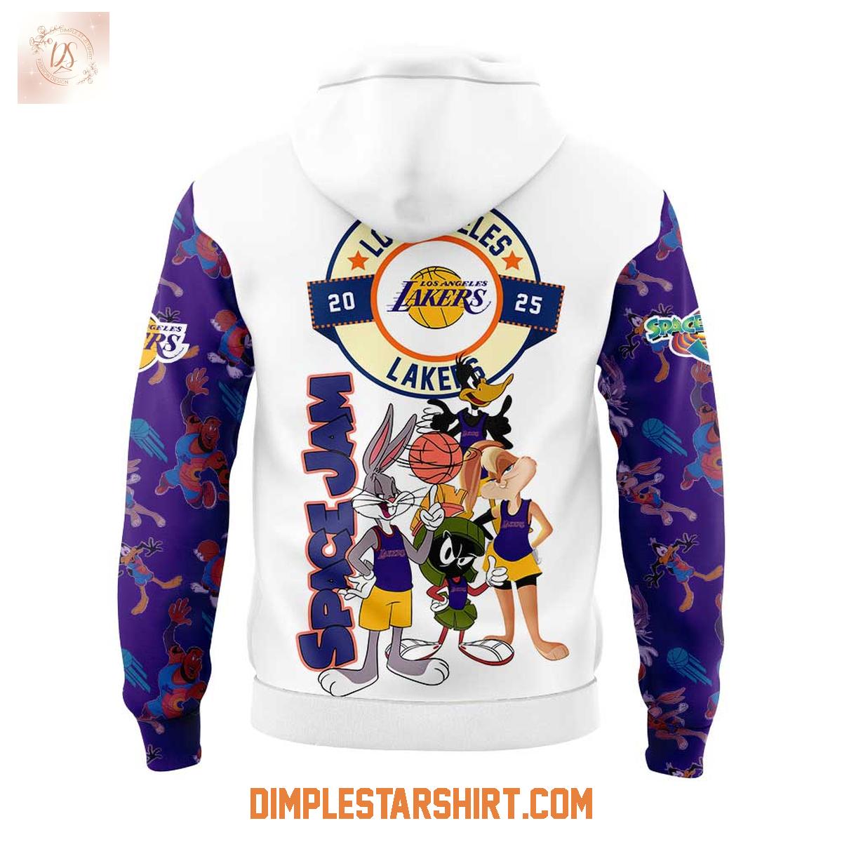 Los Angeles Lakers x Space Jam 2025 Hoodie Shirt Los Angeles Lakers x Space Jam 2025 Hoodie Shirt