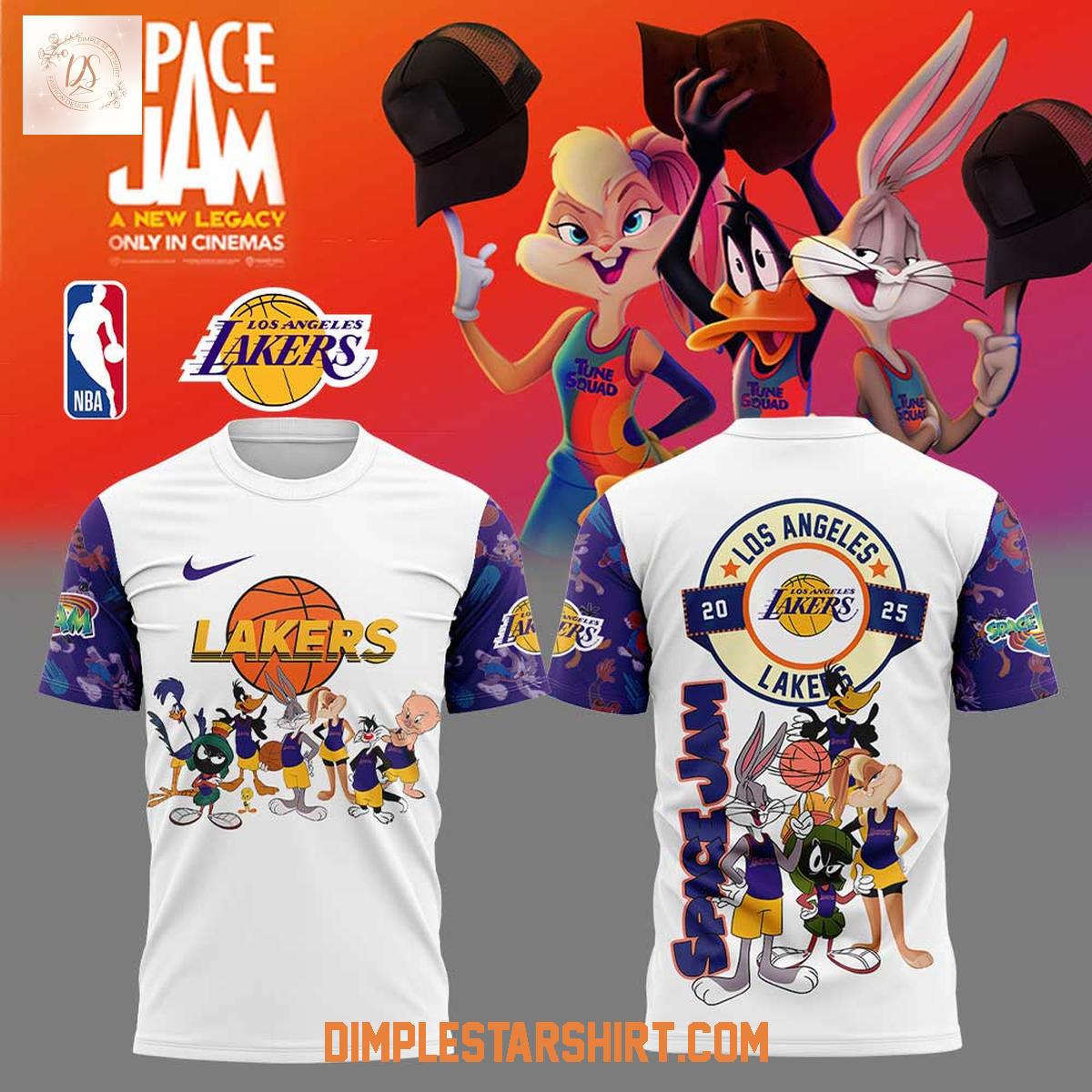 Los Angeles Lakers x Space Jam 2025 Hoodie Shirt Los Angeles Lakers x Space Jam 2025 Hoodie Shirt