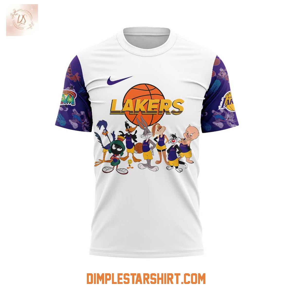 Los Angeles Lakers x Space Jam 2025 Hoodie Shirt Los Angeles Lakers x Space Jam 2025 Hoodie Shirt
