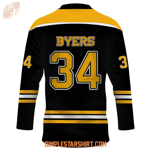 Lyndon Byers Boston Bruins Thanks For Memories 2025 Hockey Jersey