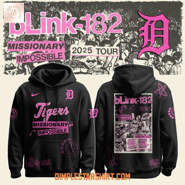 MLB All Teams x Blink 182 Missionary Impossible Tour 2025 Hoodie T Shirt