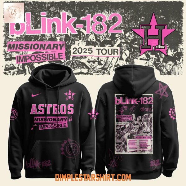 MLB All Teams x Blink 182 Missionary Impossible Tour 2025 Hoodie T Shirt
