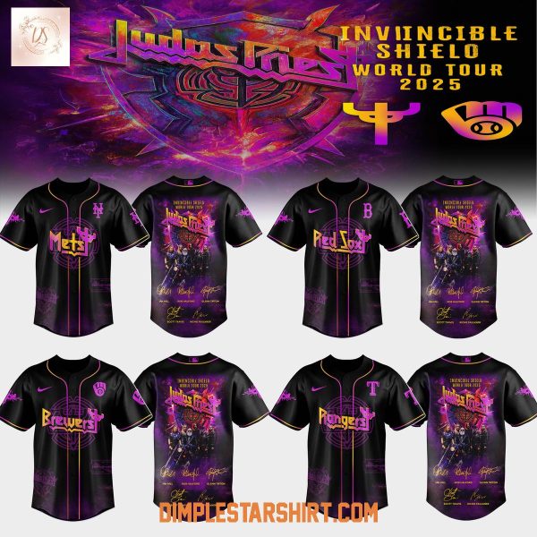 MLB All Teams x Judas Priest Invincible Shield World Tour 2025 Jersey