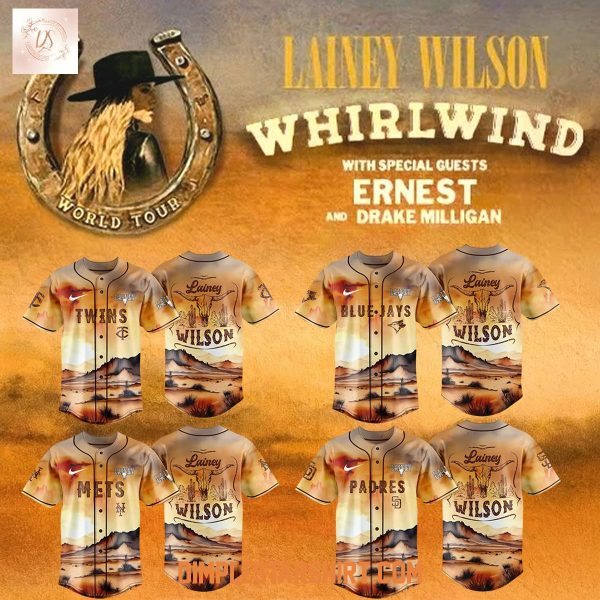 MLB All Teams x Lainey Wilson Whirlwind World Tour 2025 Jersey