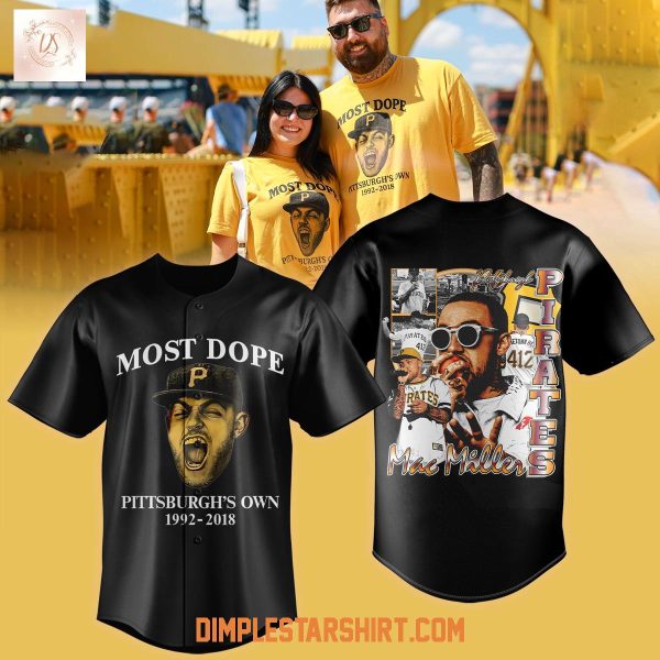 Mac Miller x Pittsburgh Pirates Most Dope 2025 Jersey