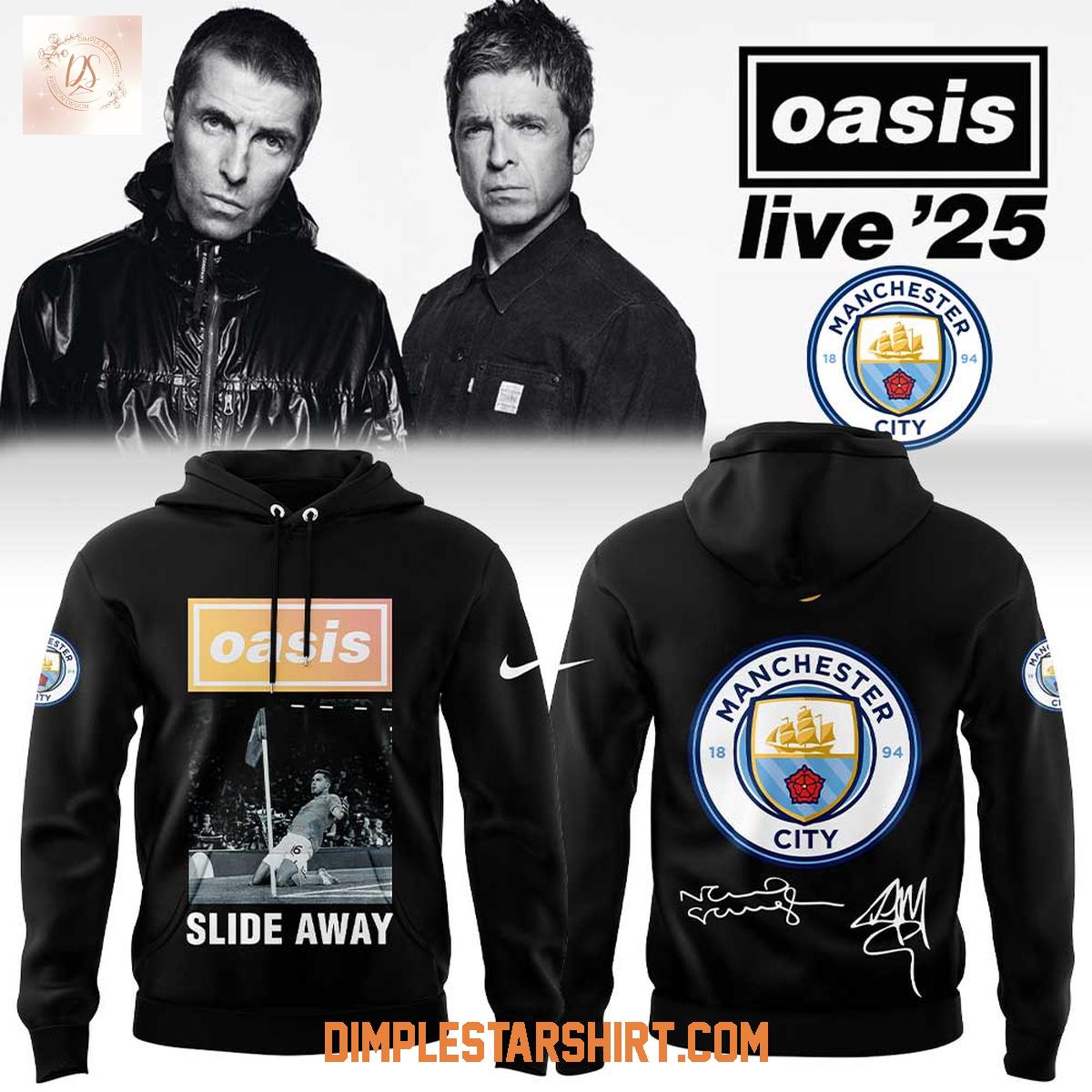 Manchester City x Oasis Live '25 Hoodie T Shirt Manchester City x Oasis Live '25 Hoodie T Shirt