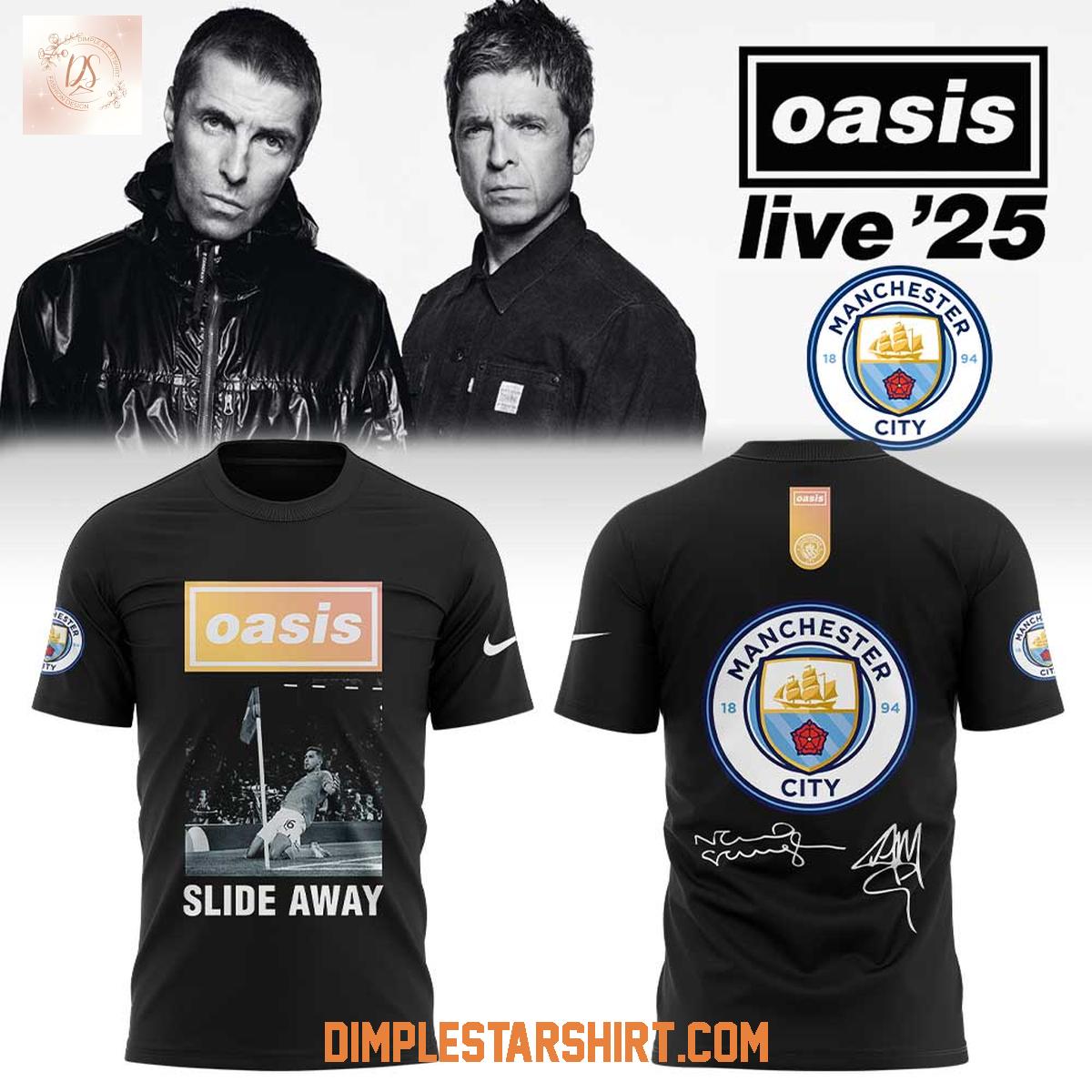 Manchester City x Oasis Live '25 Hoodie T Shirt Manchester City x Oasis Live '25 Hoodie T Shirt