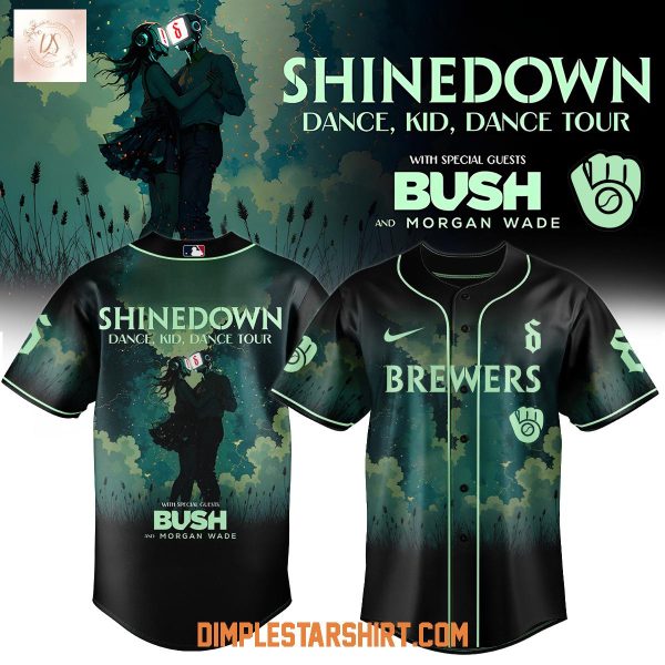 Milwaukee Brewers x Shine Down Dance Tour Jersey