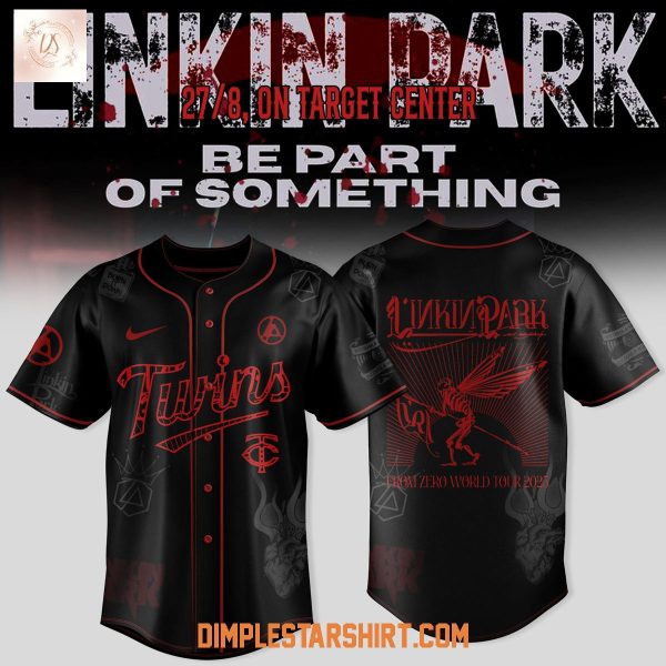 Minnesota Twins Linkin Park From Zero World Tour 2025 Baseball Jersey