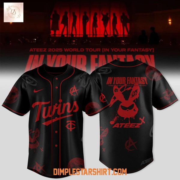 Minnesota Twins x Ateez 2025 World Tour Baseball Jersey