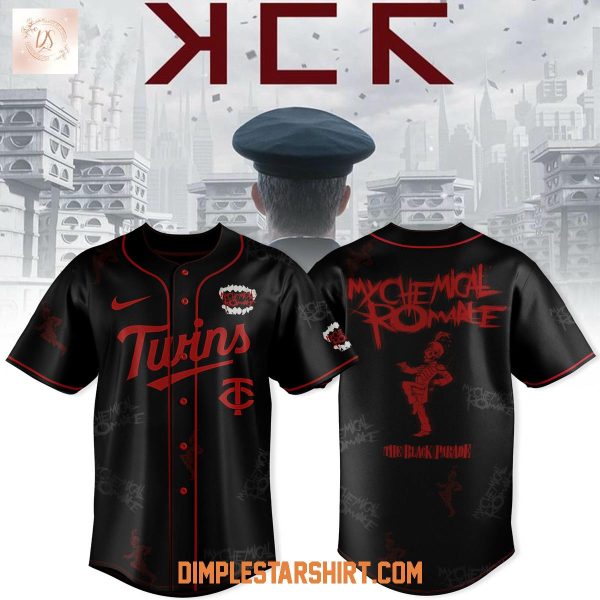 Minnesota Twins x Long Live The Black Parade My Chemical Romance Baseball Jersey