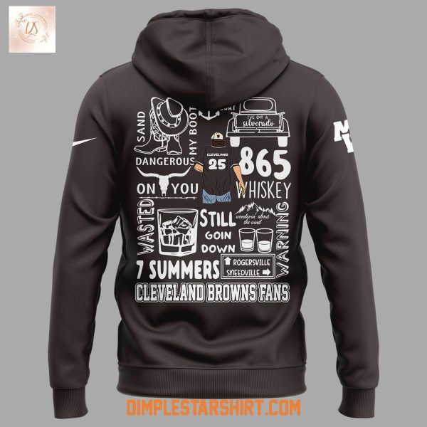 Morgan Wallen x Cleveland Browns Tour 2025 Hoodie T Shirt