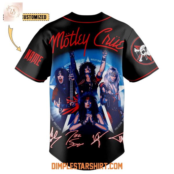Motley Crue Tour 2025 Baseball Jersey