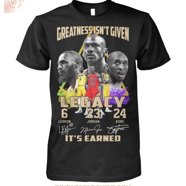 NBA Legend Lebron James Michael Jordan And Kobe Bryant T Shirt