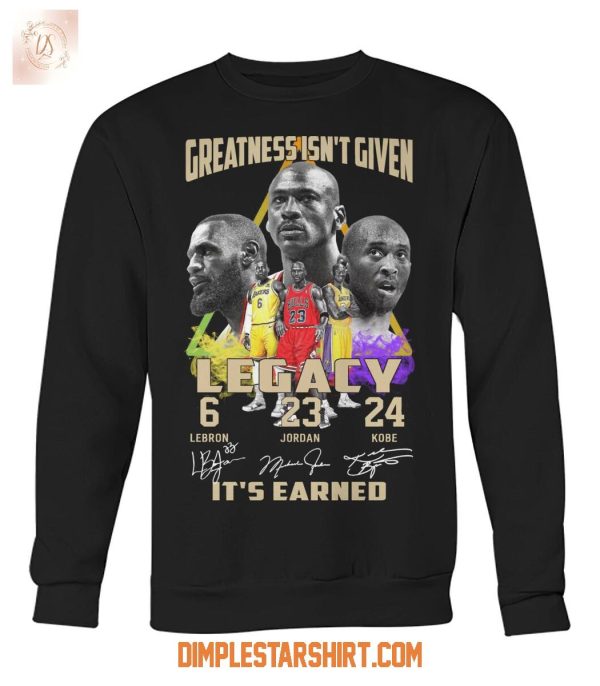 NBA Legend Lebron James Michael Jordan And Kobe Bryant T Shirt