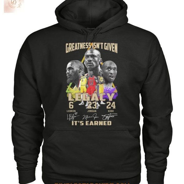 NBA Legend Lebron James Michael Jordan And Kobe Bryant T Shirt