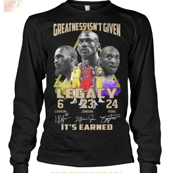 NBA Legend Lebron James Michael Jordan And Kobe Bryant T Shirt
