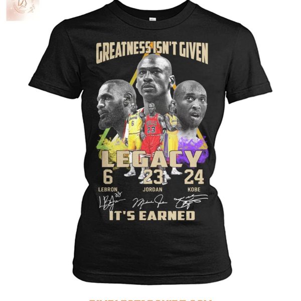 NBA Legend Lebron James Michael Jordan And Kobe Bryant T Shirt