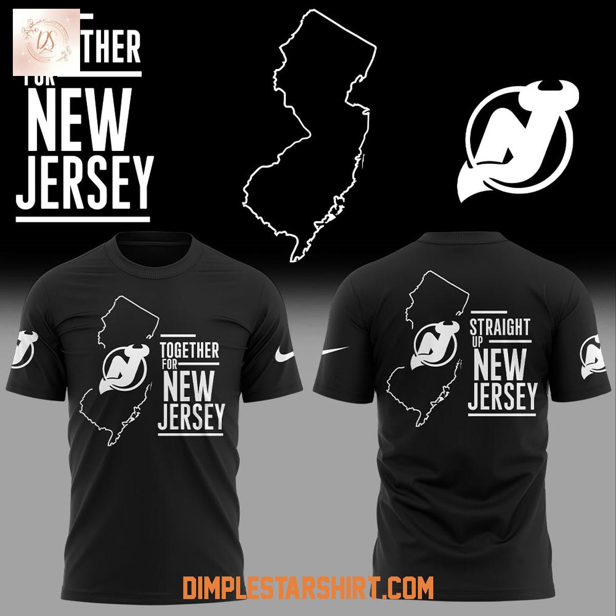 New Jersey Devils Together For New Jersey Straight Up Shirt New Jersey Devils Together For New Jersey Straight Up Shirt