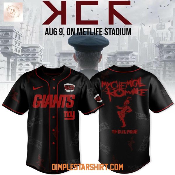 New York Giants x Long Live The Black Parade My Chemical Romance Baseball Jersey