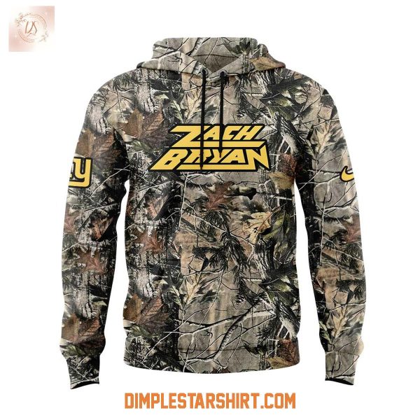 New York Giants x Zach Bryan Tour Camo Hoodie Shirt