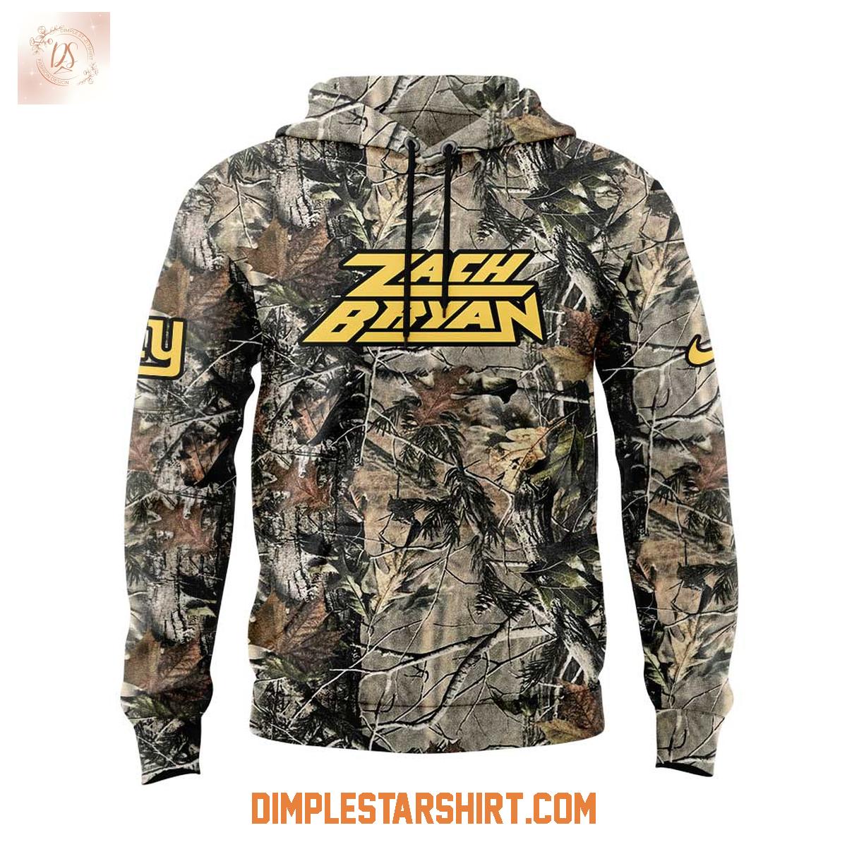 New York Giants x Zach Bryan Tour Camo Hoodie Shirt New York Giants x Zach Bryan Tour Camo Hoodie Shirt