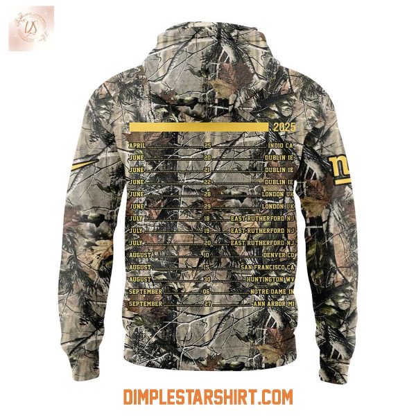 New York Giants x Zach Bryan Tour Camo Hoodie Shirt