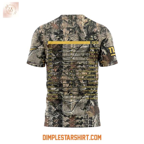 New York Giants x Zach Bryan Tour Camo Hoodie Shirt