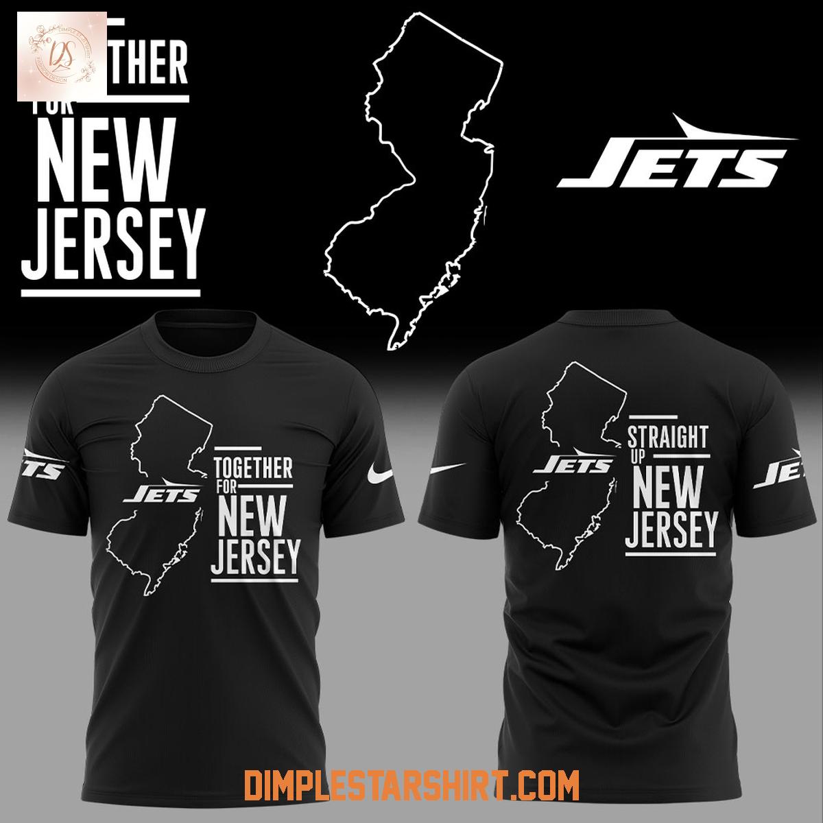 New York Jets Together For New Jersey Straight Up Shirt New York Jets Together For New Jersey Straight Up Shirt