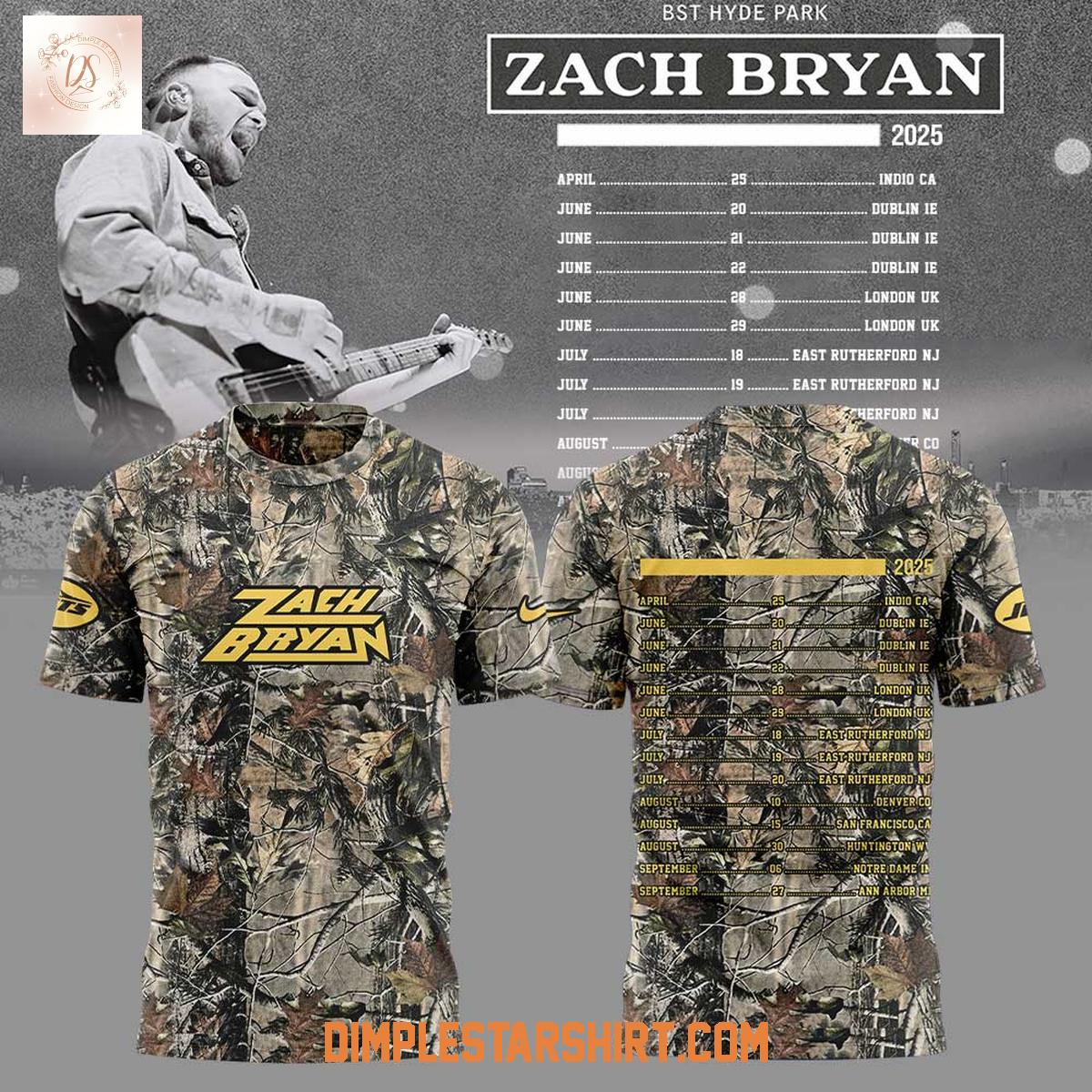 New York Jets x Zach Bryan Tour Camo Hoodie Shirt New York Jets x Zach Bryan Tour Camo Hoodie Shirt