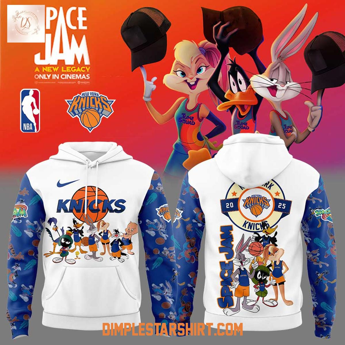 New York Knicks x Space Jam 2025 Hoodie Shirt New York Knicks x Space Jam 2025 Hoodie Shirt