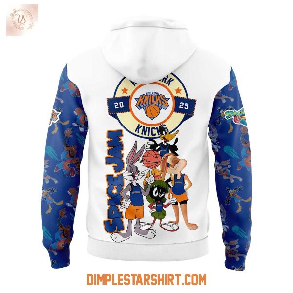 New York Knicks x Space Jam 2025 Hoodie Shirt