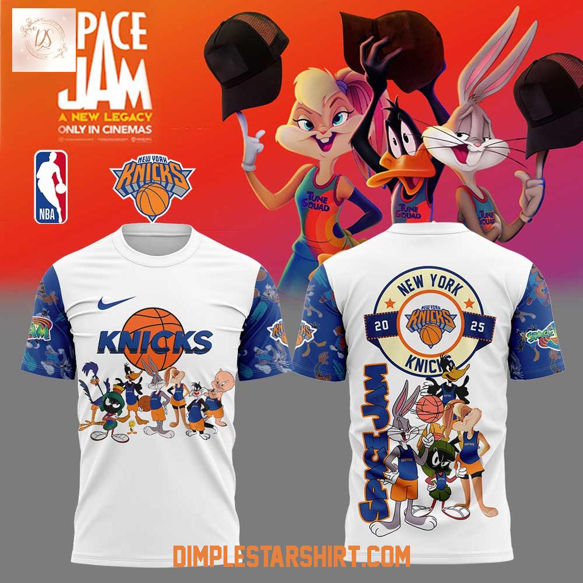New York Knicks x Space Jam 2025 Hoodie Shirt New York Knicks x Space Jam 2025 Hoodie Shirt