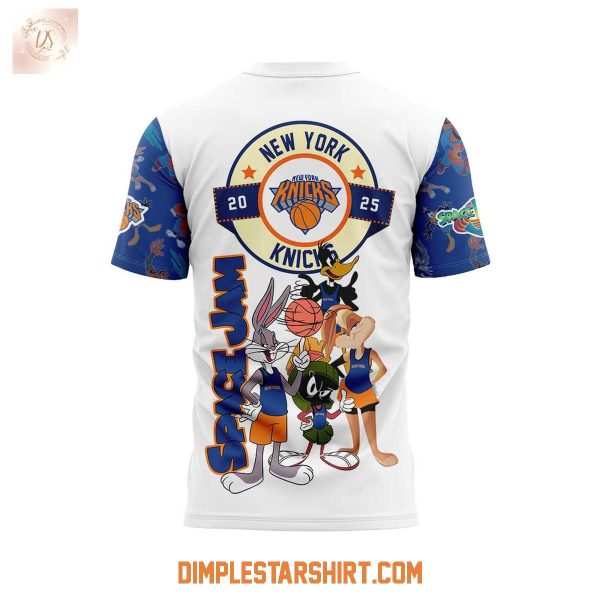 New York Knicks x Space Jam 2025 Hoodie Shirt