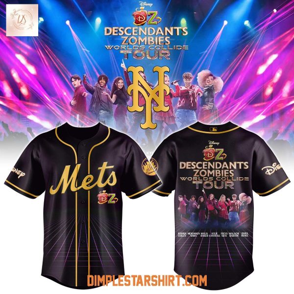 New York Mets Descendants Zombies Worlds Collide Tour 2025 Jersey