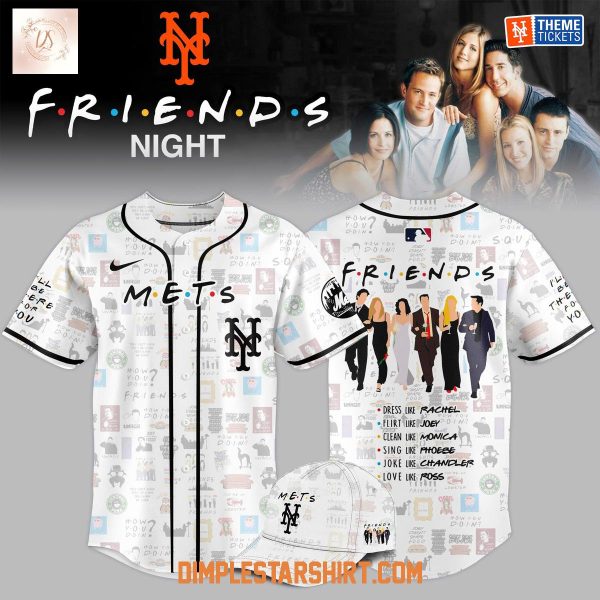 New York Mets x Friends Movies Nigh Game 2025 Baseball Jersey