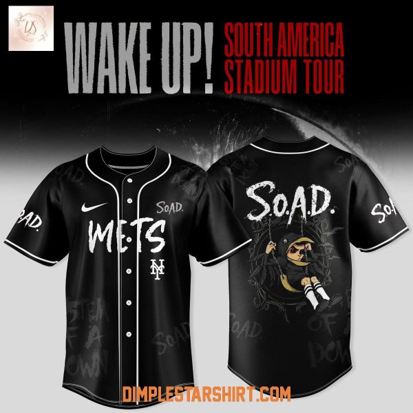 New York Mets x System Of A Down Wake Up Tour 2025 Jersey