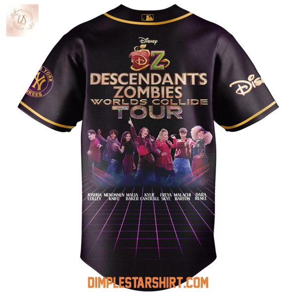 New York Yankees Descendants Zombies Worlds Collide Tour 2025 Jersey
