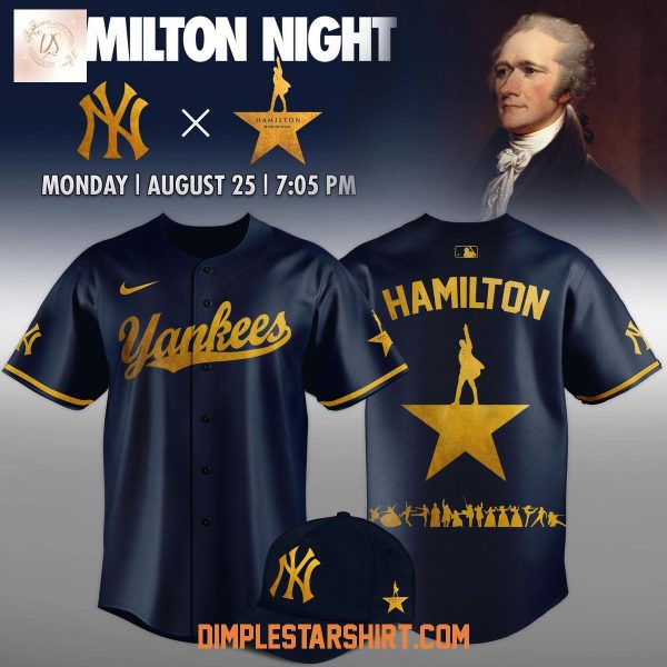 New York Yankees Hamilton 2025 Baseball Jersey