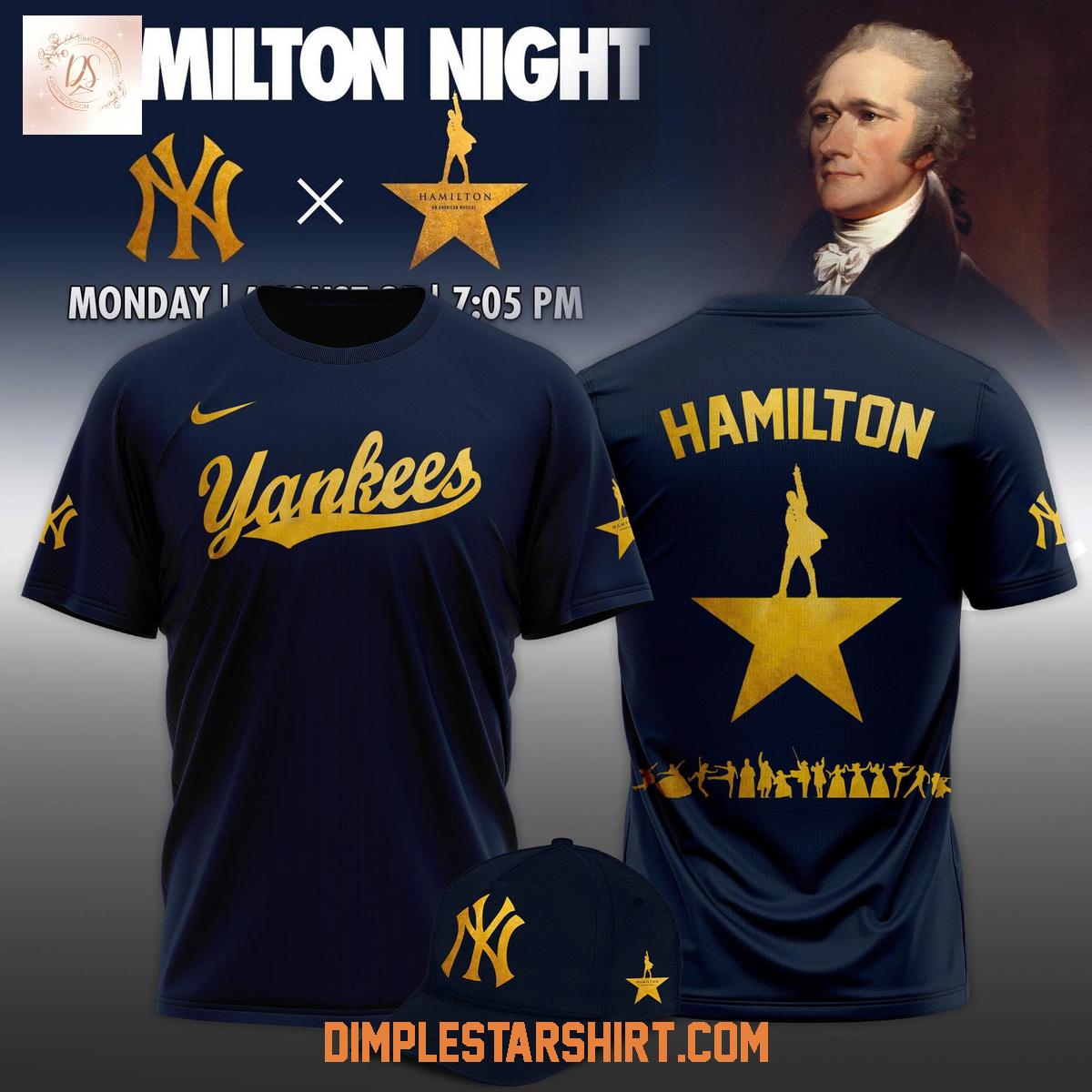 New York Yankees Hamilton 2025 Hoodie Shirt New York Yankees Hamilton 2025 Hoodie Shirt