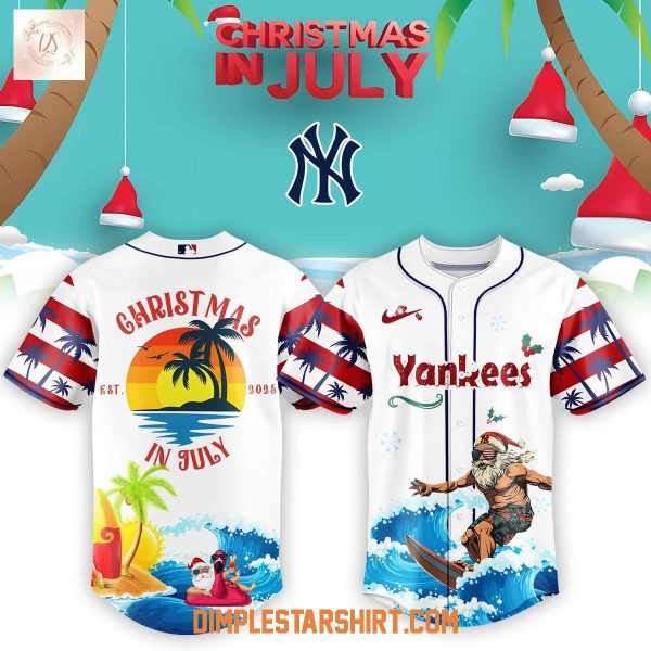 New York Yankees x Christmas In July 2025 Baseball Jersey