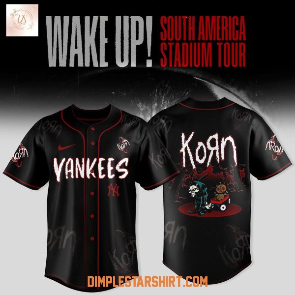 New York Yankees x Korn Wake Up South America Stadium Tour 2025 Jersey