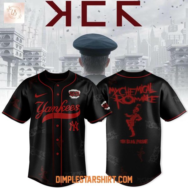 New York Yankees x Long Live The Black Parade My Chemical Romance Baseball Jersey