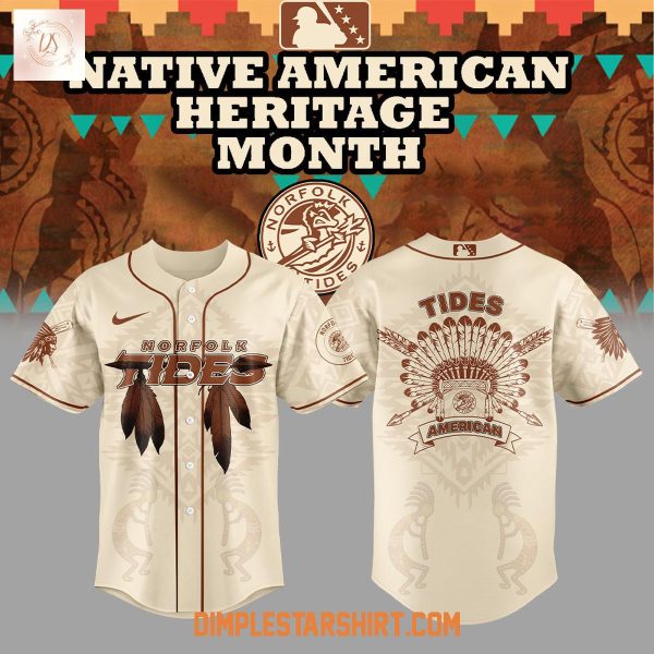 Norfolk Tides x Native American 2025 Baseball Jersey