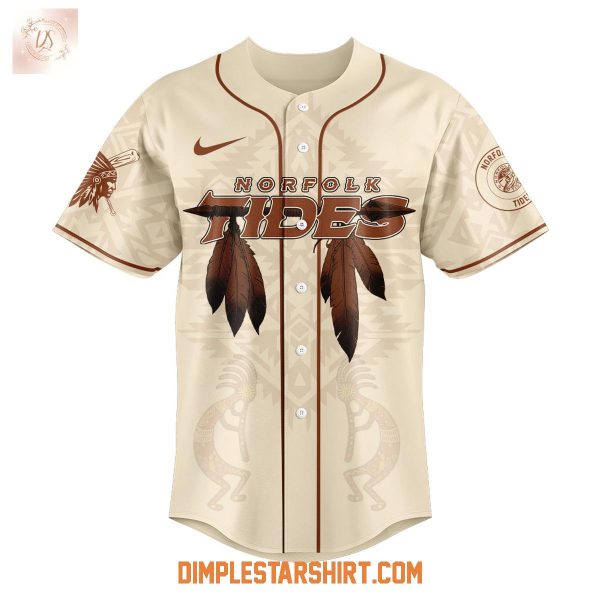 Norfolk Tides x Native American 2025 Baseball Jersey