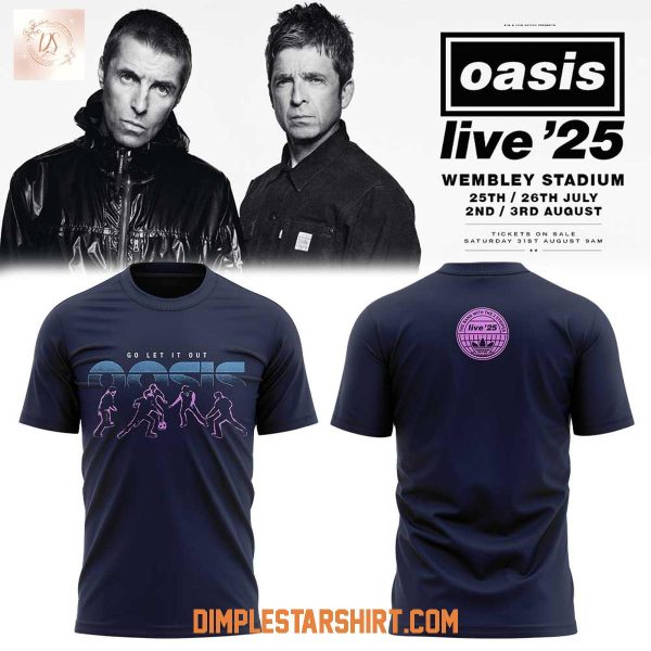 Oasis Live ’25 Go Let It Our Hoodie T Shirt