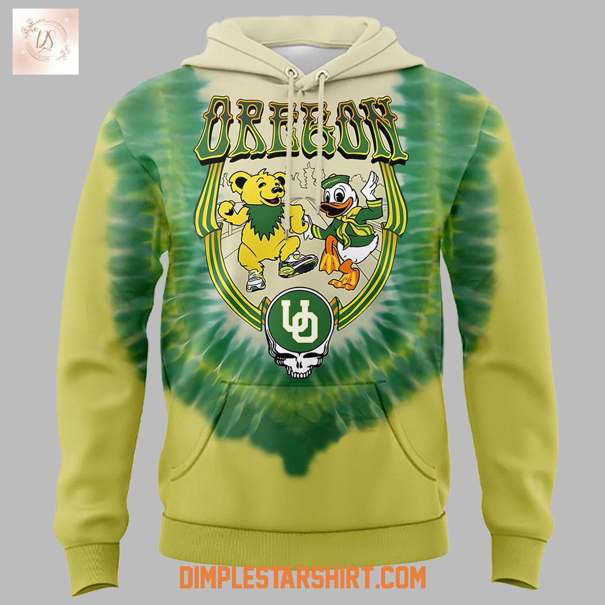 Orengon Ducks Celebrating Grateful Dead 60th Anniversary Hoodie T Shirt Orengon Ducks Celebrating Grateful Dead 60th Anniversary Hoodie T Shirt
